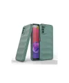 Samsung Galaxy A03s Kılıf Optimum Silikon - Koyu Yeşil