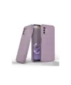 Samsung Galaxy A03s Kılıf Optimum Silikon - Mor