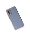 Samsung Galaxy A03s Kılıf Volet Silikon - Mavi