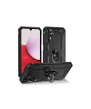 Samsung Galaxy A04s Kılıf Sofya Yüzüklü Silikon Kapak - Siyah