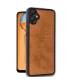 Samsung Galaxy A05 Kılıf Aras Deri Kapak - Taba