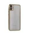 Samsung Galaxy A05 Kılıf Razer Lensli Silikon - Gold