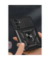Samsung Galaxy A05s Kılıf Pars Lens Yüzüklü Silikon - Gümüş