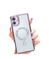 Samsung Galaxy A06 Joke Simli Magneticsafe Kılıf - Derin Mor