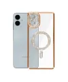 Samsung Galaxy A06 Joke Simli Magneticsafe Kılıf - Gold