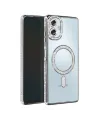 Samsung Galaxy A06 Joke Simli Magneticsafe Kılıf - Gümüş