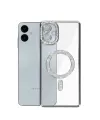 Samsung Galaxy A06 Joke Simli Magneticsafe Kılıf - Gümüş