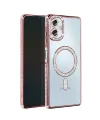 Samsung Galaxy A06 Joke Simli Magneticsafe Kılıf - Pembe