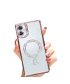 Samsung Galaxy A06 Joke Simli Magneticsafe Kılıf - Pembe
