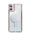 Samsung Galaxy A06 Joke Simli Magneticsafe Kılıf - Pembe
