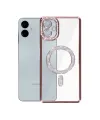 Samsung Galaxy A06 Joke Simli Magneticsafe Kılıf - Pembe