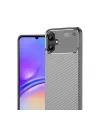 Samsung Galaxy A06 Kılıf Auto Focus Karbon Kapak - Gri