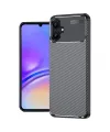 Samsung Galaxy A06 Kılıf Auto Focus Karbon Kapak - Siyah
