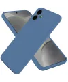 Samsung Galaxy A06 Kılıf First Silikon - Mavi
