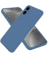 Samsung Galaxy A06 Kılıf First Silikon - Mavi