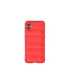 Samsung Galaxy A06 Kılıf Optimum Silikon - Kırmızı