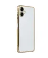 Samsung Galaxy A06 Kılıf Razer Lensli Silikon - Gold