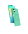 Samsung Galaxy A06 Regal Magsafe Standlı Kapak - Yeşil