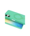 Samsung Galaxy A06 Regal Magsafe Standlı Kapak - Yeşil