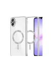 Samsung Galaxy A07 4g Kross Magneticsafe Kapak - Gümüş