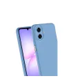 Samsung Galaxy A07 4g Nano İçi Kadife Silikon - Mavi