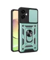 Samsung Galaxy A07 4g Pars Lens Yüzüklü Silikon - Yeşil