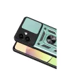 Samsung Galaxy A07 4g Pars Lens Yüzüklü Silikon - Yeşil