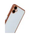 Samsung Galaxy A07 4g Razer Lensli Silikon - Çöl Titanyum