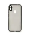 Samsung Galaxy A11 Kılıf Montreal Silikon Kapak - Siyah