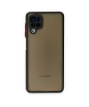 Samsung Galaxy A12 Kılıf Montreal Silikon Kapak - Siyah
