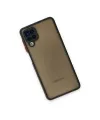 Samsung Galaxy A12 Kılıf Montreal Silikon Kapak - Siyah