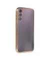 Samsung Galaxy A14 4g Kılıf Razer Lensli Silikon - Gold