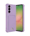 Samsung Galaxy A17 5G Kelvin Kartvizitli Silikon - Lila