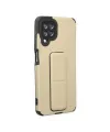 Samsung Galaxy A22 Kılıf Mega Standlı Silikon - Gold
