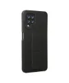 Samsung Galaxy A22 Kılıf Mega Standlı Silikon - Siyah