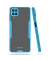 Samsung Galaxy A22 Kılıf Platin Silikon - Mavi