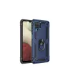 Samsung Galaxy A22 Kılıf Sofya Yüzüklü Silikon Kapak - Lacivert