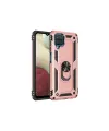 Samsung Galaxy A22 Kılıf Sofya Yüzüklü Silikon Kapak - Rose