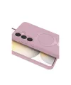 Samsung Galaxy A25 5g Regal Magsafe Standlı Kapak - Açık Pembe