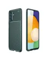 Samsung Galaxy A26 Kılıf Auto Focus Karbon Kapak - Koyu Yeşil