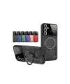 Samsung Galaxy A26 Kılıf Joy Lens Standlı Kapak - Mor