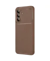 Samsung Galaxy A27 5g Auto Focus Karbon Kapak - Kahverengi