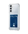 Samsung Galaxy A27 Kılıf Kart Şeffaf Silikon - Şeffaf