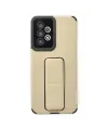 Samsung Galaxy A33 5g Kılıf Mega Standlı Silikon - Gold