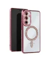 Samsung Galaxy A36 Joke Simli Magneticsafe Kılıf - Pembe