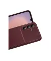 Samsung Galaxy A36 Kılıf Auto Focus Karbon Kapak - Bordo