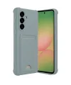 Samsung Galaxy A36 Kılıf Kelvin Kartvizitli Silikon - Açık Yeşil