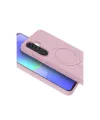 Samsung Galaxy A36 Regal Magsafe Standlı Kapak - Açık Pembe