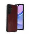 Samsung Galaxy A37 5g Aras Deri Kapak - Bordo