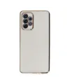 Samsung Galaxy A52 Kılıf Volet Silikon - Beyaz
